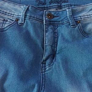 Tri Angel. Jeans elastized for Lady. Size 11. Color Blue